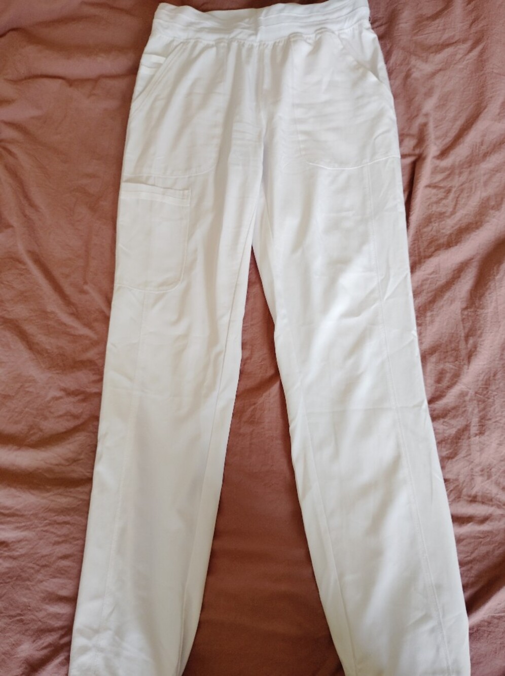 Beverly Hills Uniform Women's Scrub PantsWhite Nurse, Medical Tailored Comfort